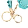 Tonecraft Dog Key Holder, Simple, Orthodox, Dog Bag Charm, Popular, Stylish, Cute, Dog, PU Leather, Squishy, blue