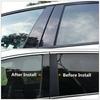 Window Trim Cover Stickers Decoration Exterior Side Door Pillar Posts Car Accessories for Fiat Viaggio Dodge Dart 2013 2014 2015 2016