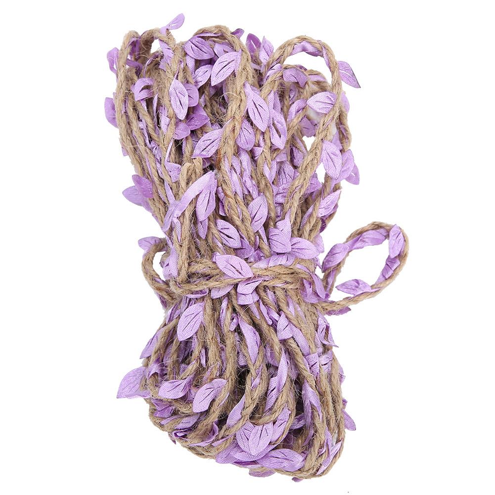 

10 метров лента из искусственных листьев плетеная гирлянда плетение пеньковая веревка букет DIY аксессуары мандарин