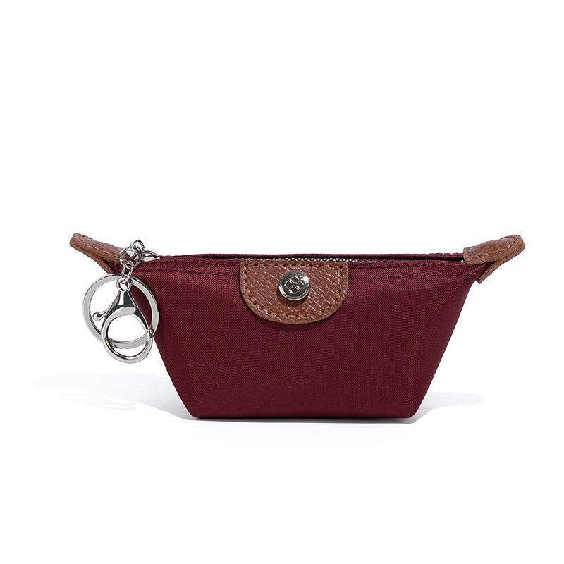 

Factory direct sales niche design handy mini wallet women s minimalist coin lipstick storage bag nylon dumpling bag