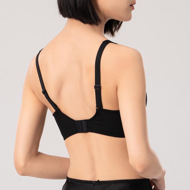 Luxury Mesh Wireless Bra with Real Mulberry Silk Lining