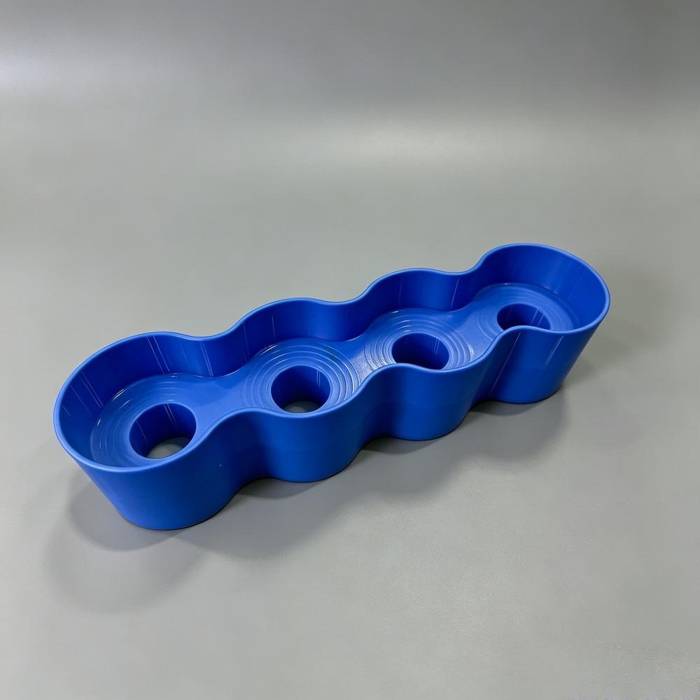 3D Printing Condiment Tube Rack Wave Shaped Ketchup Tube Fixing Shelves Refrigerator Storage
