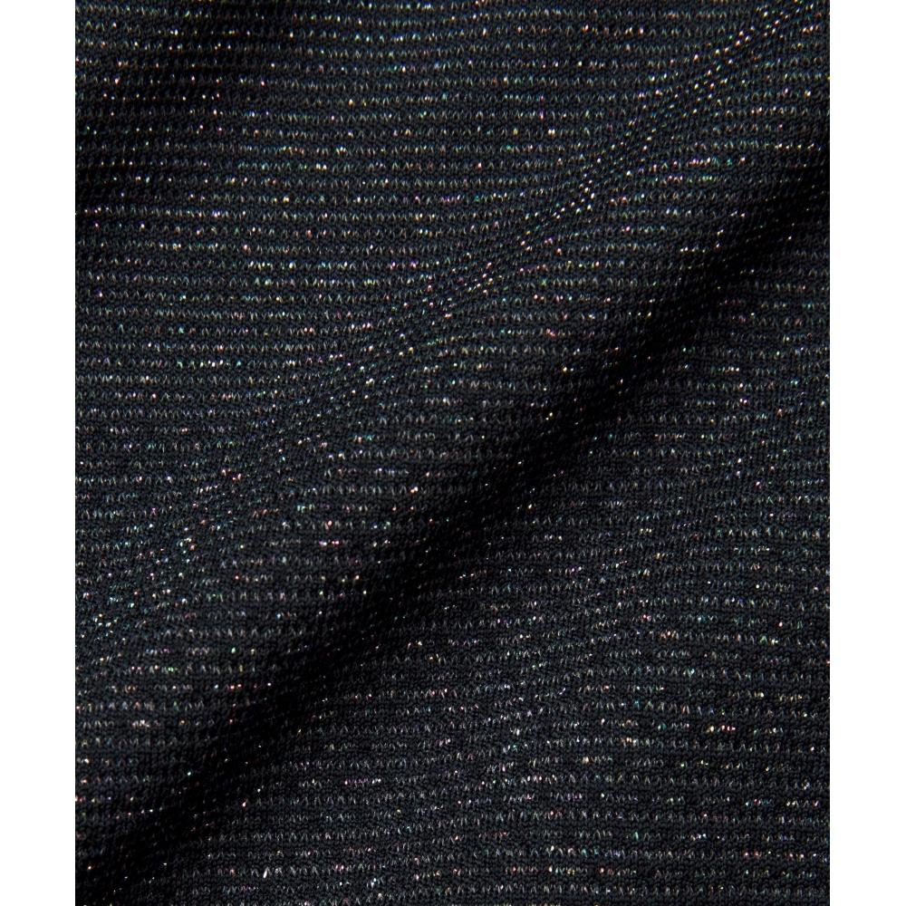 Lululemon Swiftly Tech Short Sleeve Shirt 2.0 Waist Length Sparkle Black Rainbow Lurex