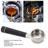 Coffee Portafilter Stainless Steel Bottomless 54mm 3 Ears Coffee Machine Accessories for Breville 8 Series Black/White