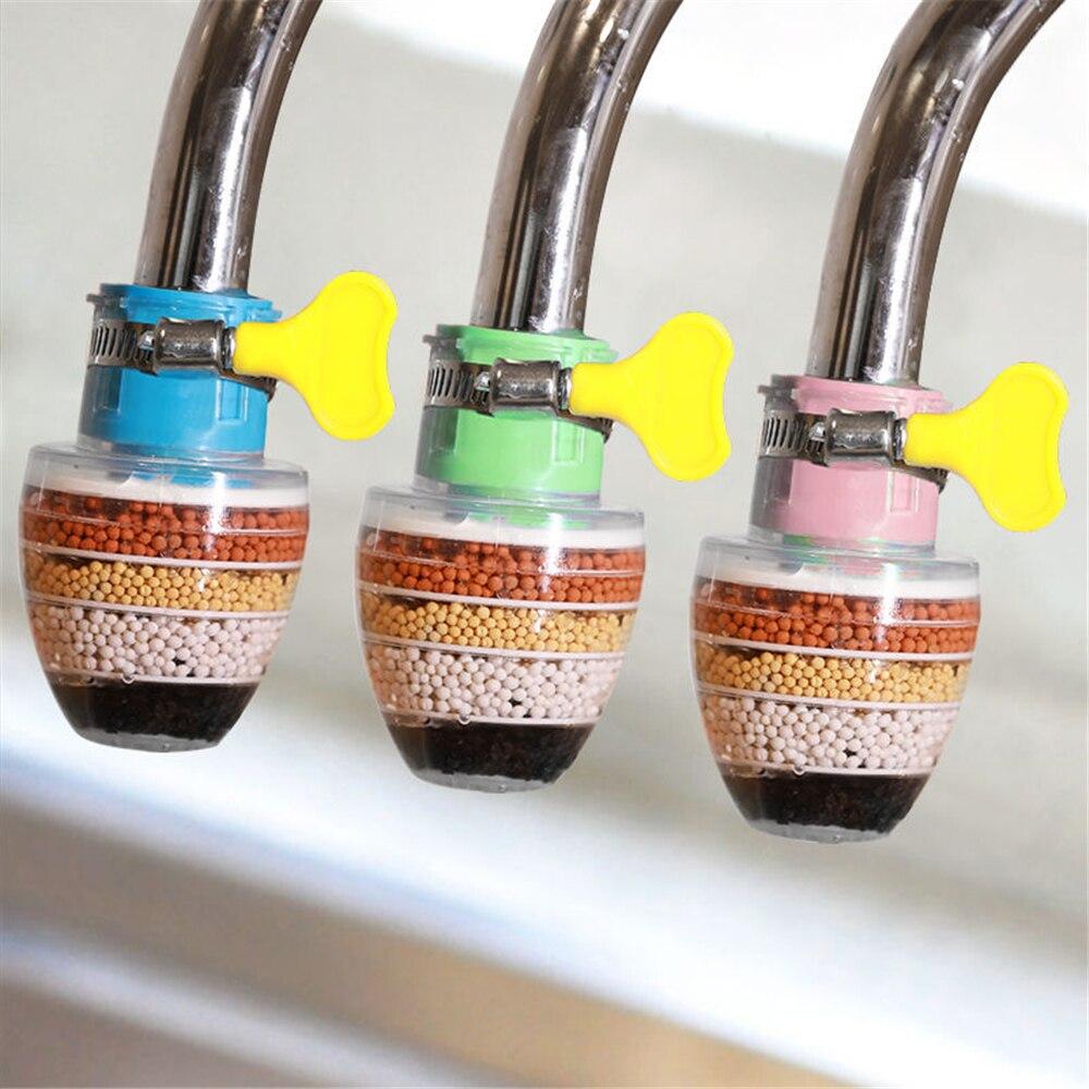 Purifier Tap Filter Water Saving Kitchen Faucet Bubbler Activated Carbon Filtration Shower Head Nozzle Cleaning Filter