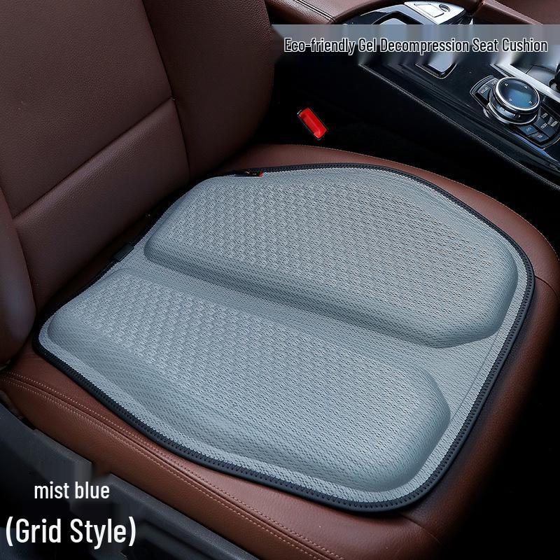Gel Honeycomb Cooling Seat Cushion: Four Seasons Silicone Comfort Mat for Office or Car