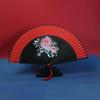 Exquisite Blossom Printing Folded Fan Portable Kimono Fan Tassel Folding Fan  Home Decoration