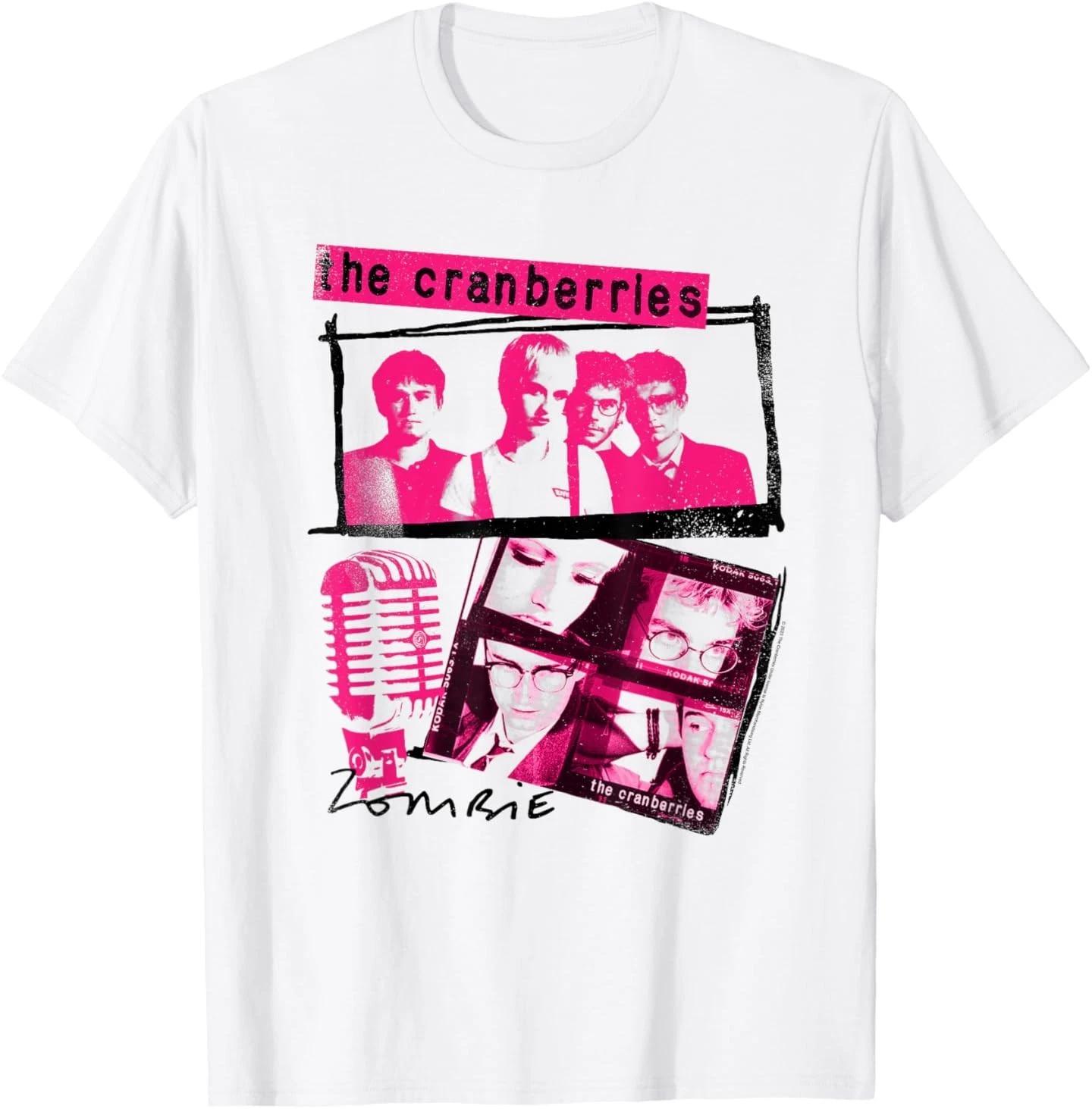 

The Cranberries Pink and Black Collage Vintage Band T-Shirt 4XL