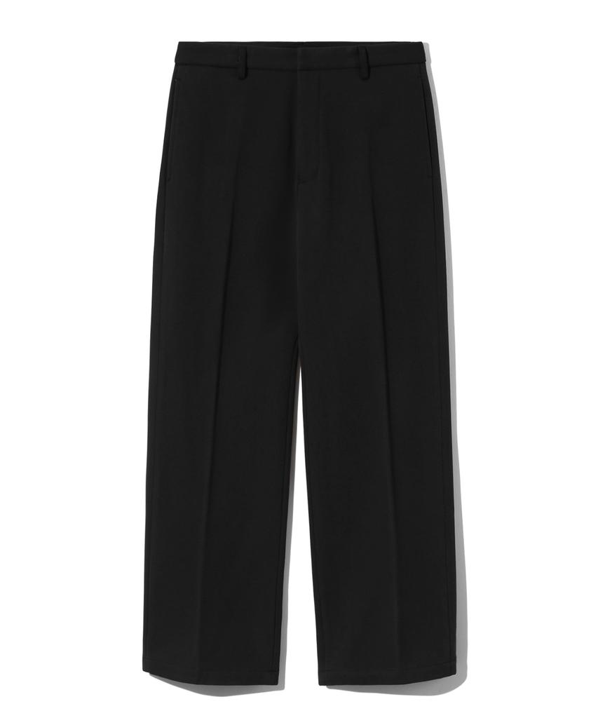 TRILLION Essential Semi-Wide Slacks (Black)