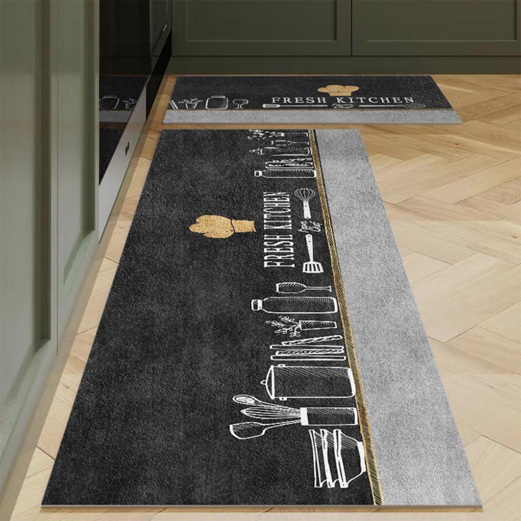 Fashion Simple Nordic Style Kitchen Mat  Carpet House Hold Carpet Modern Home Decor