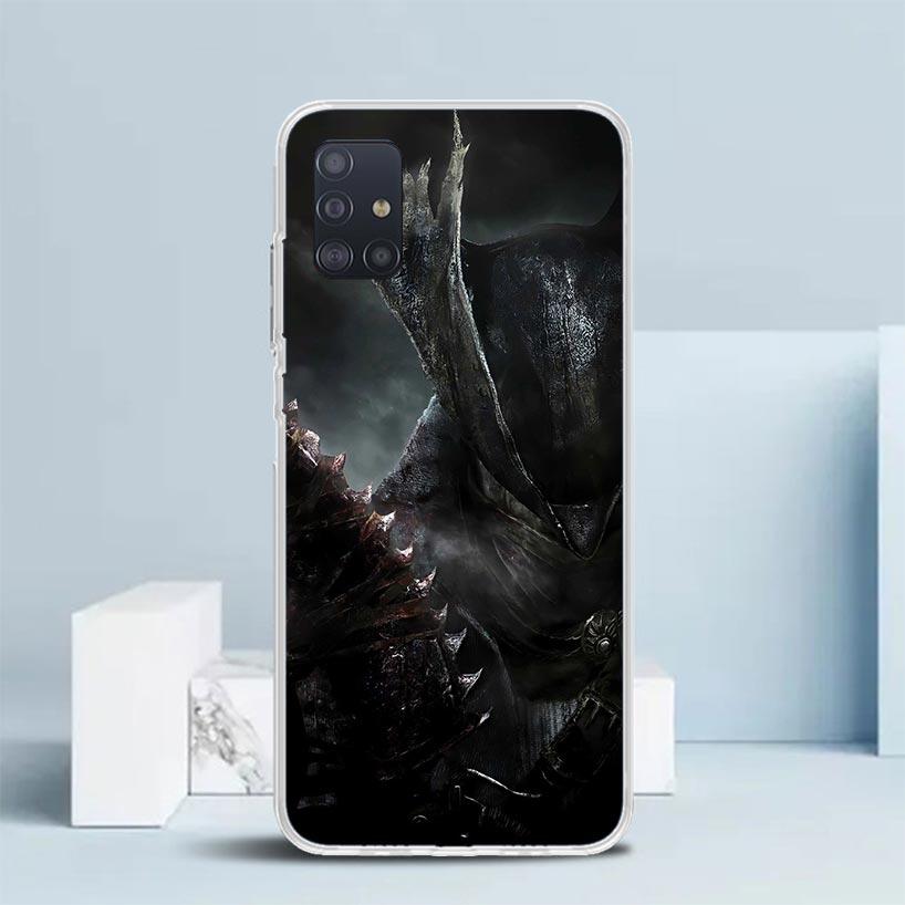 Bloodborne Game Soft Cover for Samsung Galaxy A12 A22 A32 A52 A72 A02S Phone Case Note 20 Ultra 10 S10 Plus A51 A71 A50S A20S A1