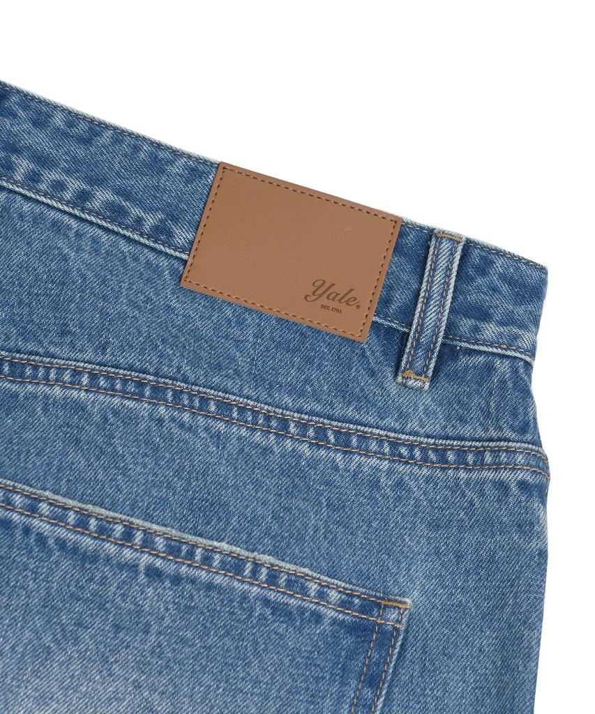 YALE Women'S Straight Denim Pants_Blue