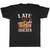Late Night Snacker Unisexs TShirt Funny Burger Fries Donuts Pizza Tee Gift