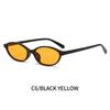 Retro Oval Frame Sunglasses Fashion Personalized Trendy Small Frame Sunglasses Punk Cat Eyes Sunshade Sun Protection Glasses