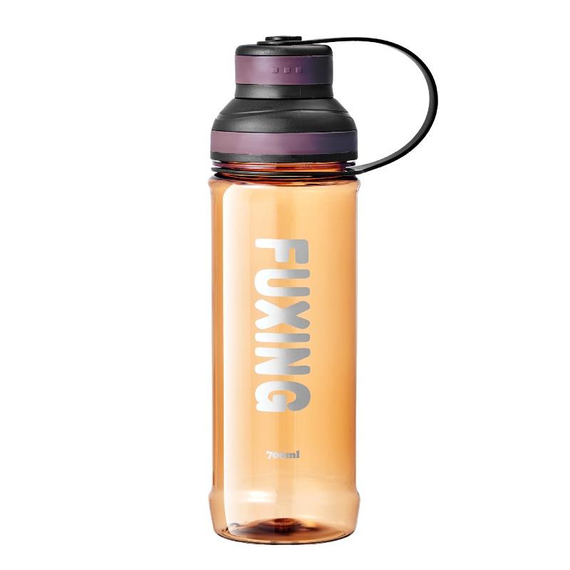 

Large-capacity Water Cup, Anti-drop and Leak-proof, Summer Cup, Outdoor Fitness Sports Water Bottle, High-temperature Resistant Plastic Cup 550ml кавовий
