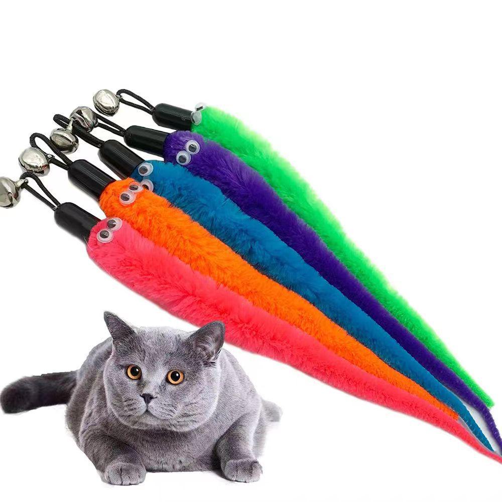 Cat Teaser Toy Stick Replacements: Caterpillar and Seahorse Heads