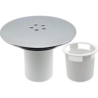 Capac scurgere duș – Cromat, 90mm/115mm, Plastic ABS Modern și Metal, Partea Superioară Demontabilă, Înlocuitor cu Debit Rapid Pentru Tăvi de Duș din UK
