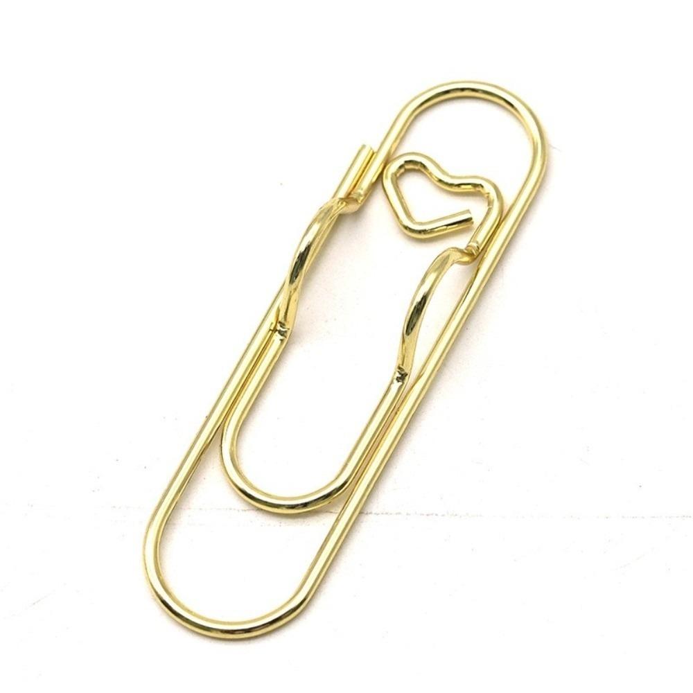 Love Model Paper Clips Metal Pen Holder Separator Pages Tags  School Supplies Accessories