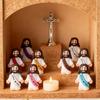 10-30PC Mini Jesus Statue Set Decor Cartoon Jesus Toys Festive Party Scene Decor Room Tabletop Figurines Christmas Easter Gift