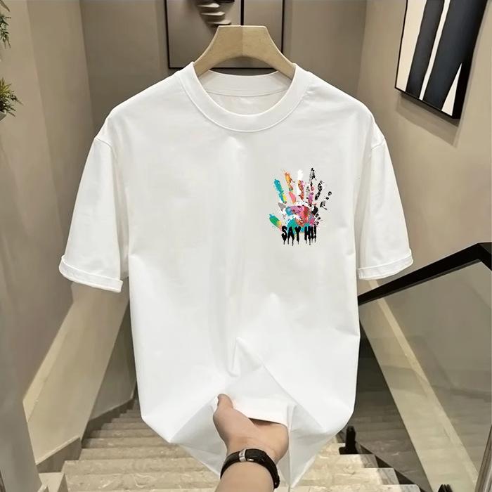 

женская мужская хлопковая футболка с круглым вырезом, с коротким рукавом, с принтом, повседневные футболки 3XL