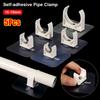 1/5Pcs Punch-free Self-adhesive Pipe Clamp Garden Irrigation Tube Clip Connector Water Tube Holder