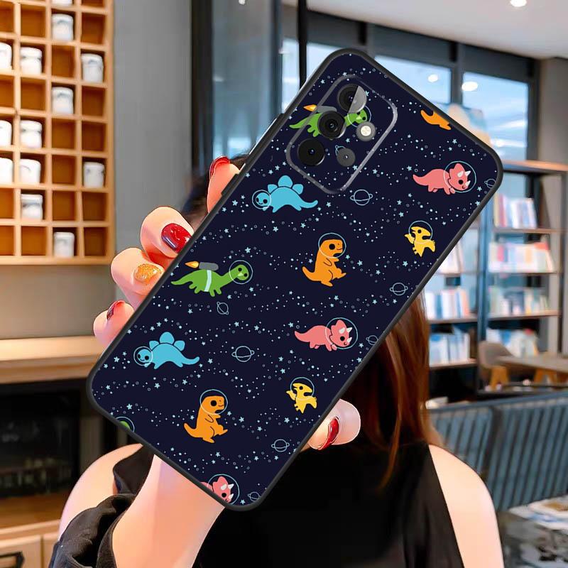 Cute Dinosaur Baby Case For Samsung Galaxy A33 A06 A05 A16 A26 A36 A56 A32 A52 A15 A53 A13 A34 A54 A14 A35 A55