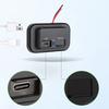 12V PD QC3.0 USB Dual Car Fast Charger Adapter Socket Power Outlet Universal LED