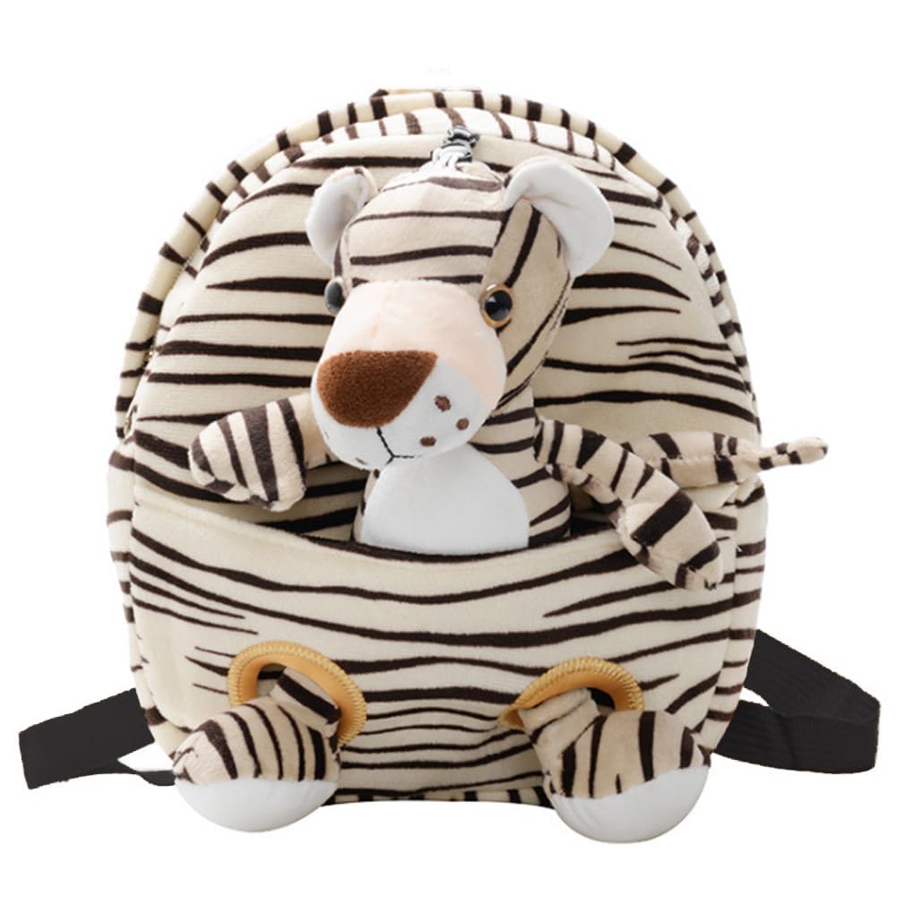 GPT Plush Baby Rucksack Kids Animal for Boys and Perfect for Tiger Design [Suitcase Company] Backpack, Bag, Design, Cute, Girls, Outings, Daycare,