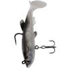 3PCS Soft Fishing Lures Jig Flexible Realistic Appearance Streamlined Body Fishing Bait Hook for Lake Sea
