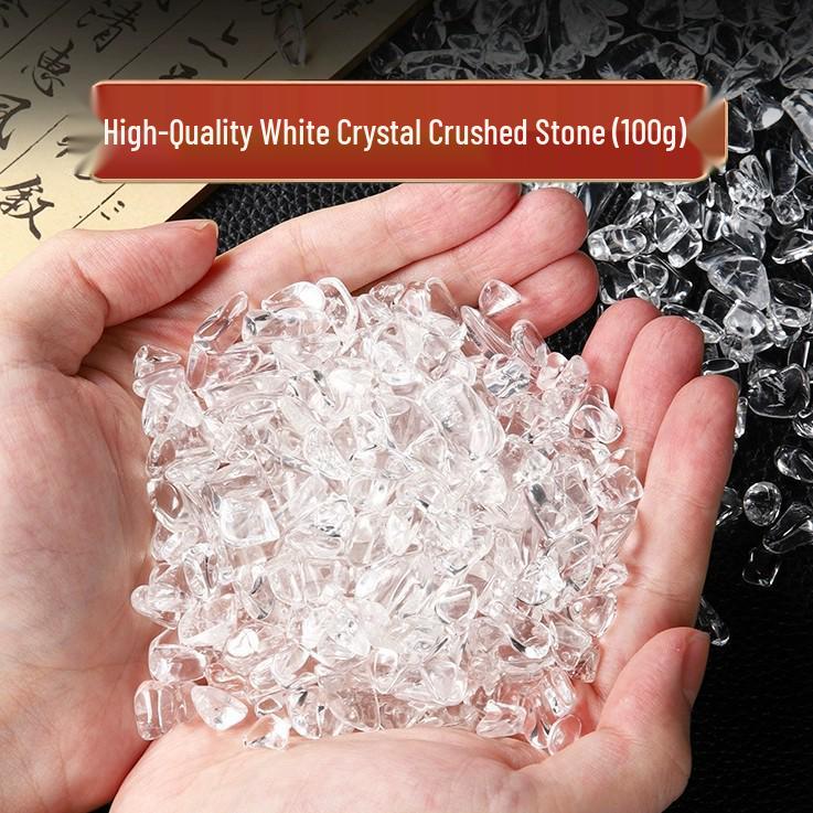 

White Crystal Stone Bowl for Jewelry Purification and Storage