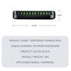 Car Styling Temporary Parking Card Phone Number Card Plate For Renault DACIA Logan Scenic Loguna Kadjar Twingo Auto AccessoriesB