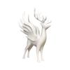 Winged Christmas Winter Deer Decor With Decorative Ornaments