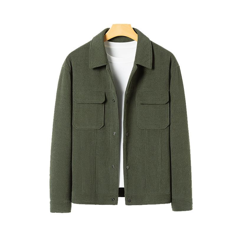 Men's Coat Spring and Autumn Trend Casual High Sense Ruffian Handsome Loose Men's Lapel Top Jacket