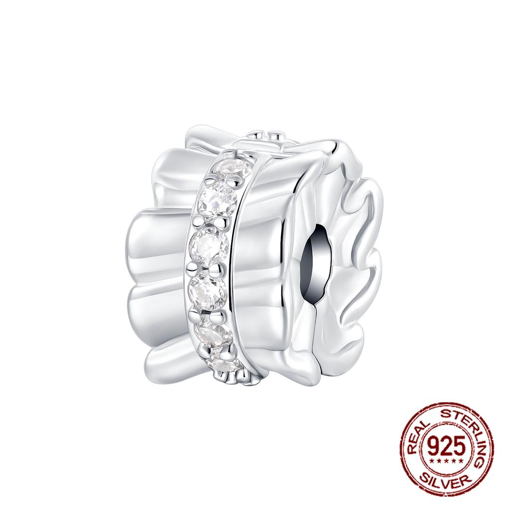 Charms Beads Copper Solid Color Letter Family Forever Tree Of Life Zircon Beads Fit Diy Bracelets Jewelry