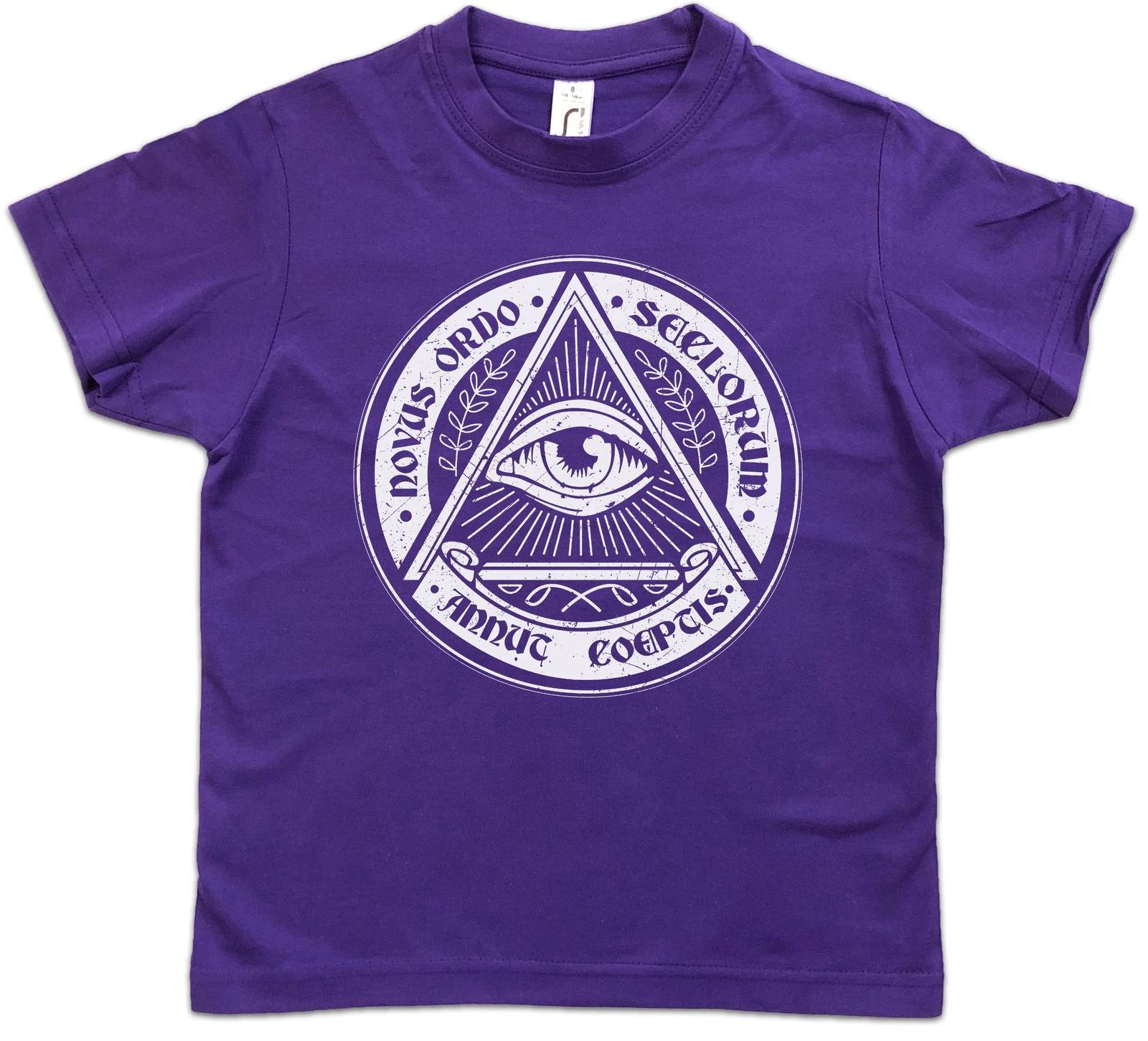 ILLUMINATI EYE SWEAkids boys T-Shirt Kids Boys kids boys T-Shirt Society Auge Free Masons Lodge 100