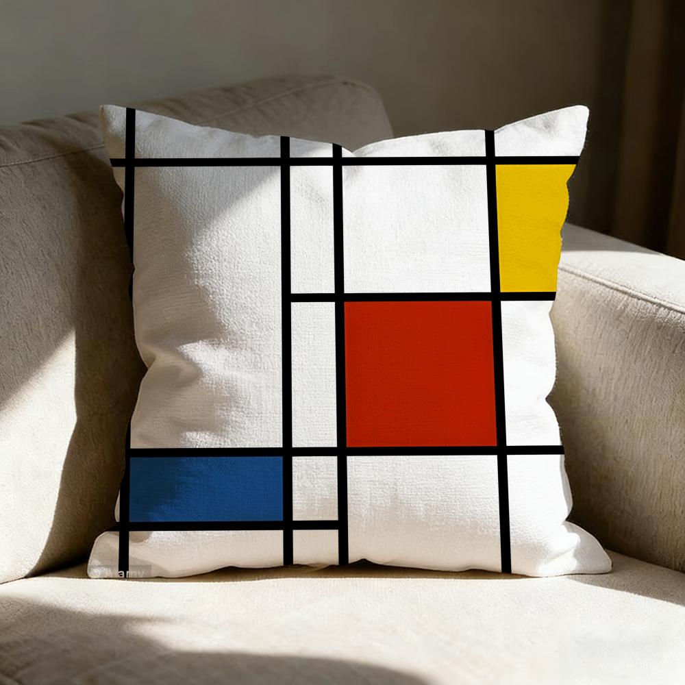 Art B-bauhaus Pillow Case Pillowcase, Double-sided Printed, Sofa Cushion, Bedroom Headboard Pillow
