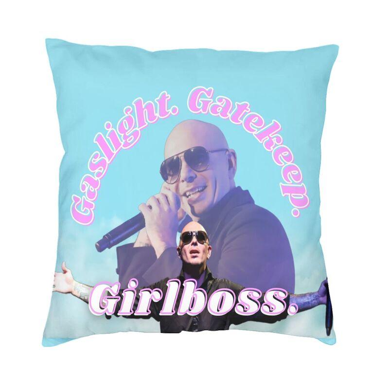Satın alın Mr World Pitbull Pillow Case 45x45cm Home Decoration American Rapper Singer Nordic