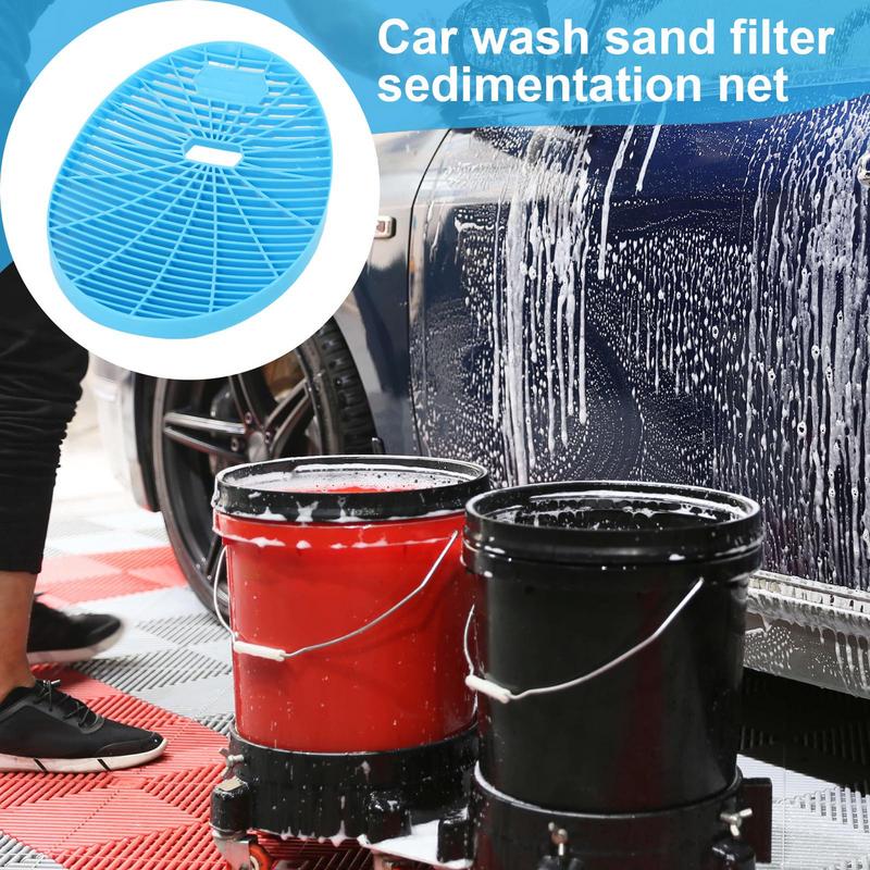 Dirt Guard Bucket Insert Car Cleaning Tool Cleaner Net Insert Washer Catcher Separator For Automotive Washing Auto Detailing