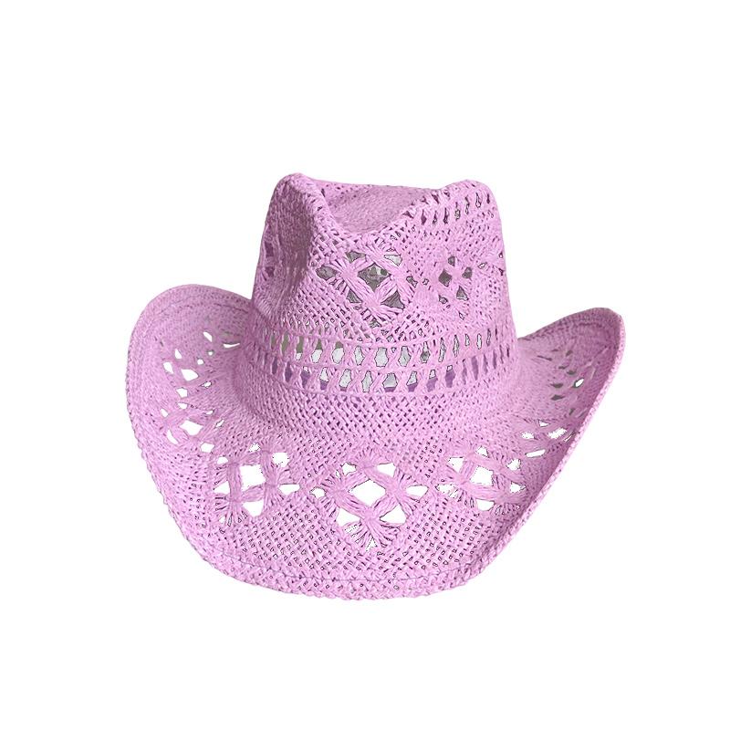 new Men Cowboy Straw hat women Fashion Large Brim straw hat with belt Party Outdoor summer cowgirl beach Sun Hat sombrero vaquer