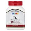Vitamin D3, 25 Mcg (1,000 IU), 300 Tablets