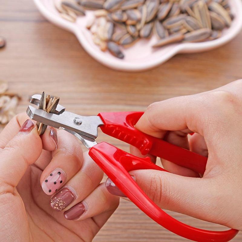 1PCS (Nikita) Stainless Steel Nut Seed Er Opener Peeling Pliers