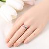 Copper Rotating Cherry Blossom Open Adjustable Ring For Women Girls Cute Fidget Versatile Jewelry Gift