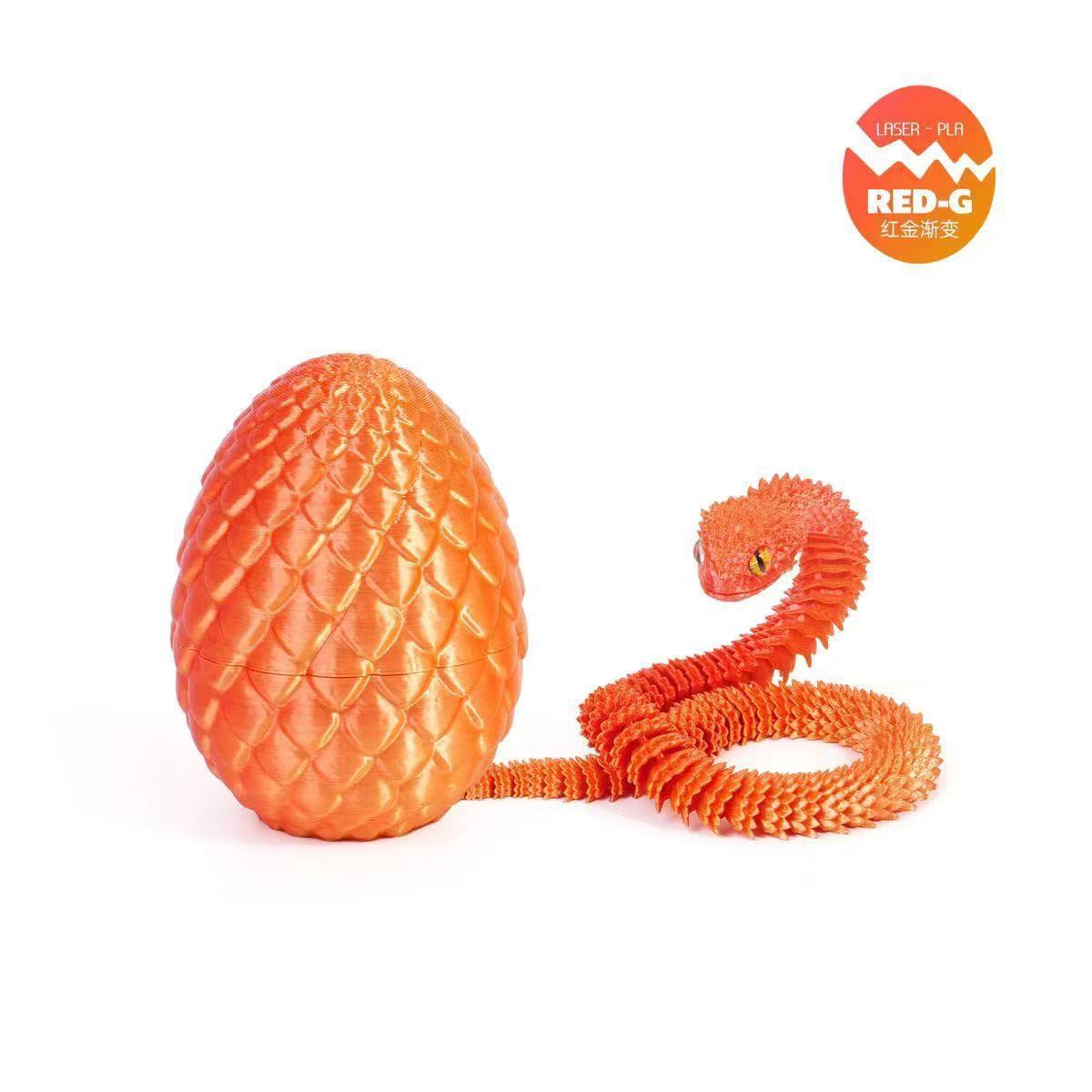 Modèle de main de vipère imprimé en 3D de 8 cm avec articulations mobiles un jouet réaliste pour animaux anti-stress pour présentoir de table, cadeau d'anniversaire