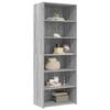 VidaXL Buffet haut sonoma gris 70x41x185 cm bois d'ingénierie, buffet, placard, armoire latérale, armoire, armoire de 3281692