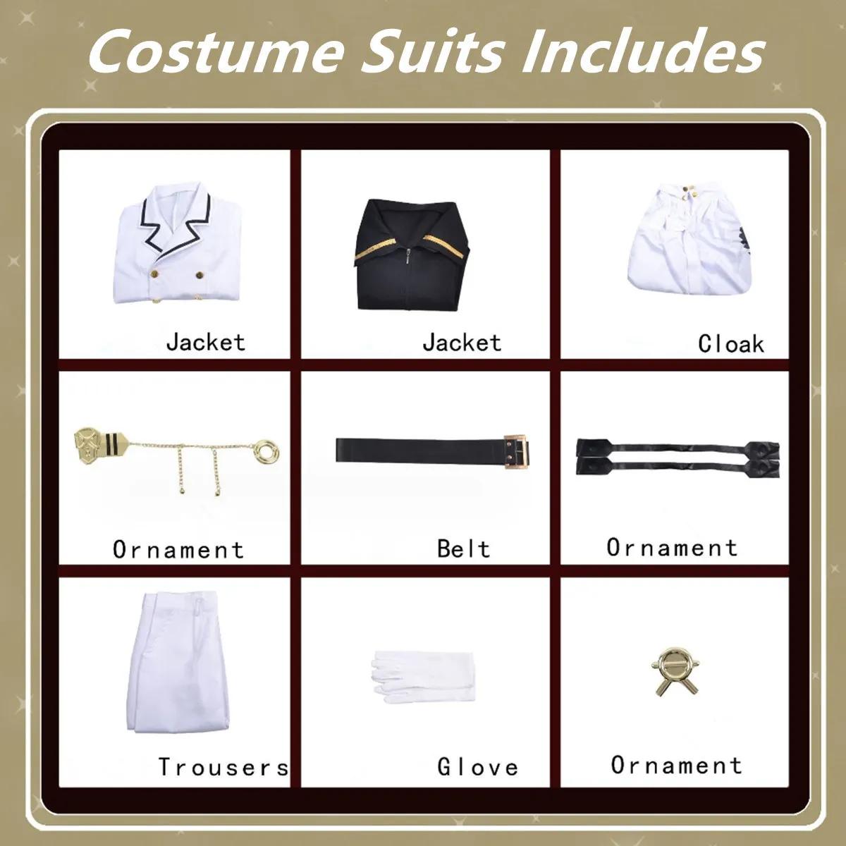 Anime Seraph of The End Hyakuya Mikaela Cosplay Kostuum Hyakuya Mikaela Pak Uniform Halloween Feest Rollenspel Outfit voor Mannen M