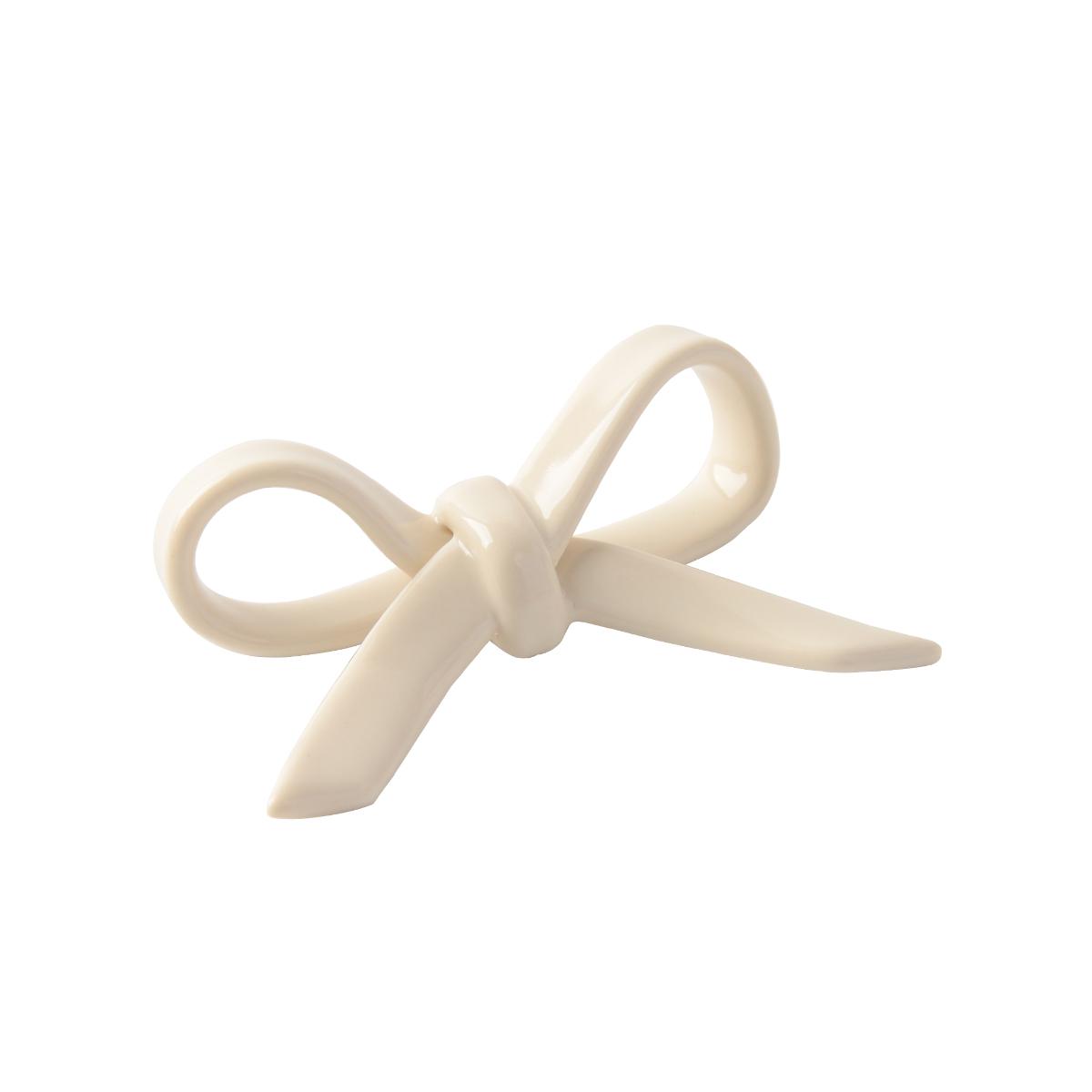 Hand-woven Ceramic Bow Chopsticks Holder Household Table Chopsticks Holder Exquisite Ceramic Chopsticks Rack Tableware Ornaments