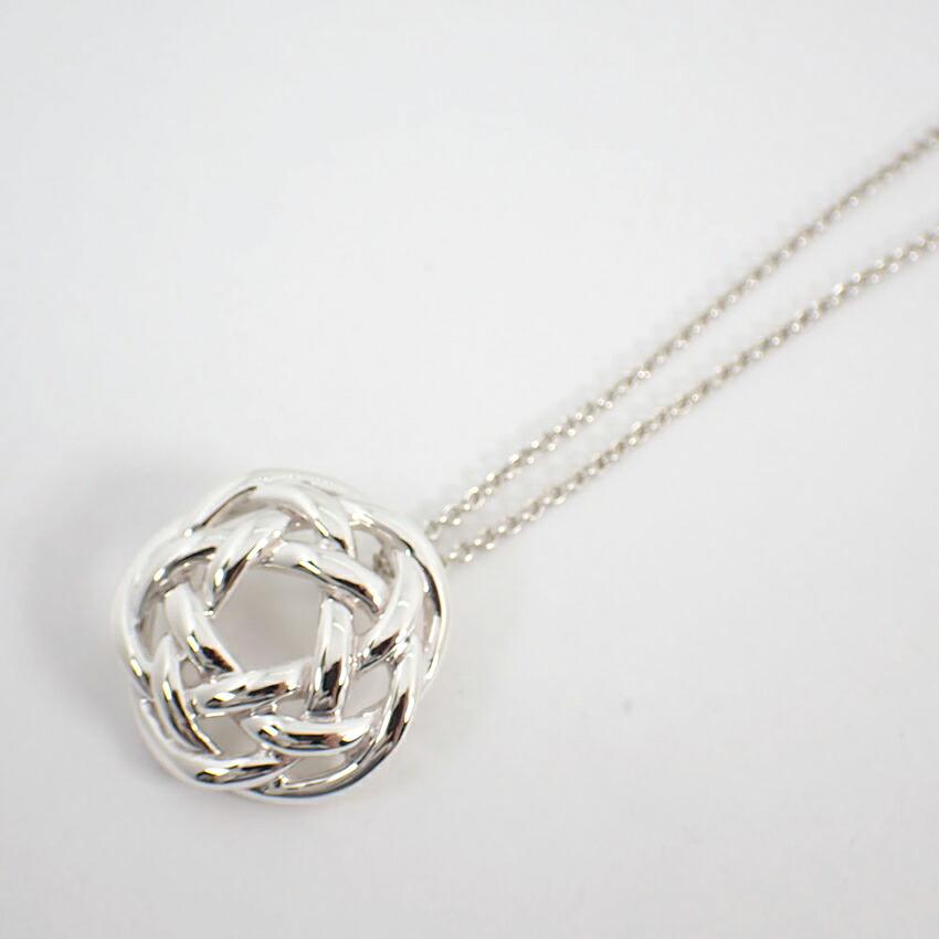 [Used] TIFFANY 925 Rose Pendant/Necklace/g530-61