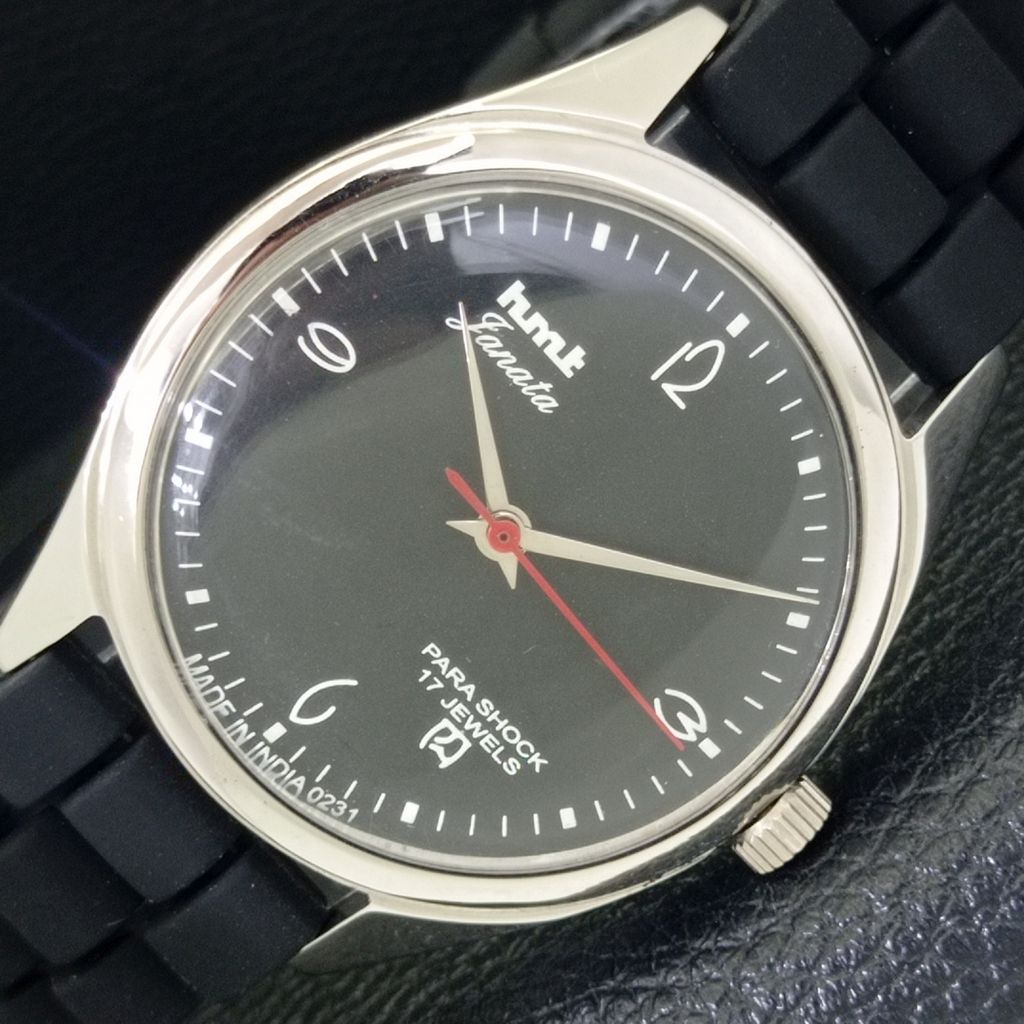 

ВИНТАЖНЫЕ ЧАСЫ HMT JANATA С РУЧНЫМ ЗАВОДОМ, ИНДИЙСКИЕ МУЖСКИЕ, ЦИФЕРБЛАТ ЧЕРНОГО ЦВЕТА a700057-5 R201-a700057