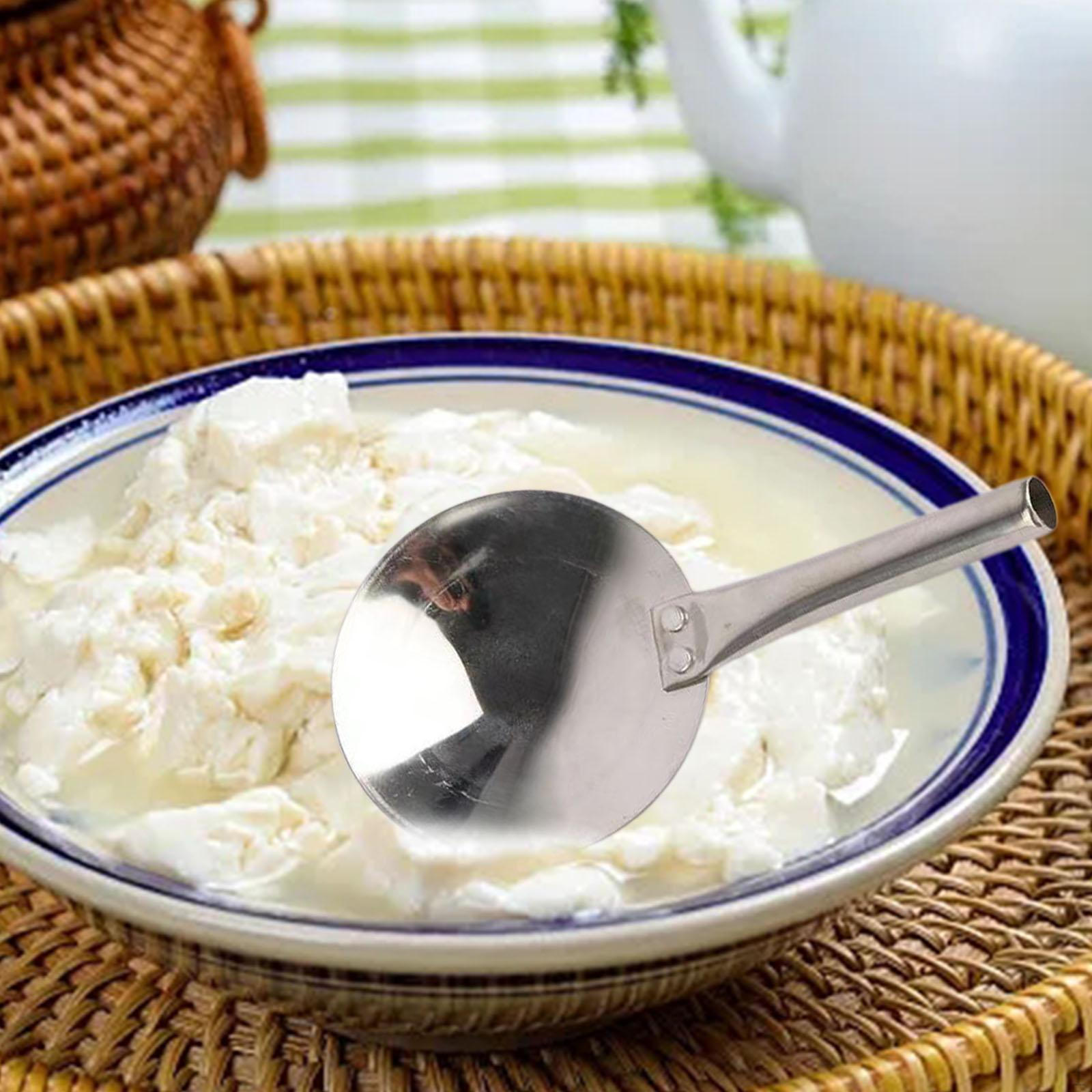 

Сервировочная ложка для тофу из нержавеющей стали, удобная термостойкая многофункциональная кухонная утварь, совок для кухни Style A