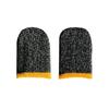 2Pcs Sweat Proof Carbon Fiber Mobile Game Finger Sleeves Cots Thumb Protector